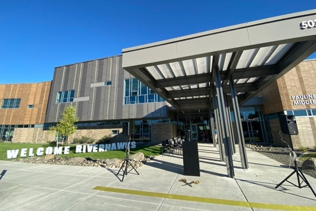 Flett Middle School Gym Spokane Pickleball Courts near me, pickleball Spokane, pickleball near me