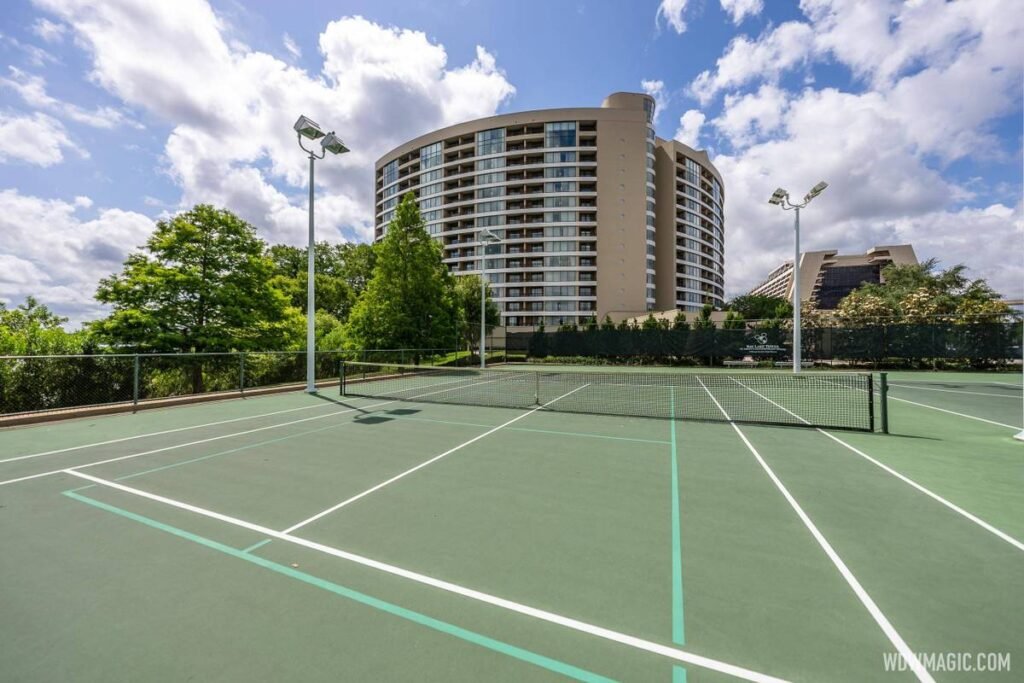 Bay Lake Tower at Disney's Contemporary Resort Orlando Pickleball Courts near me, pickleball Orlando, pickleball near me