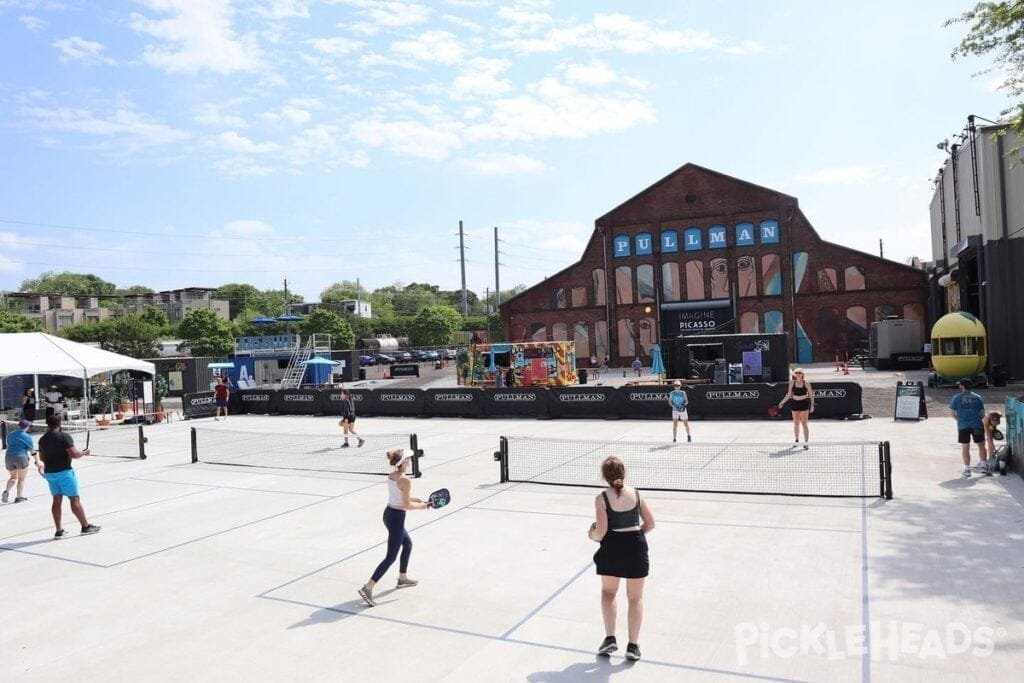 Pullman Yards Atlanta Pickleball Courts near me, pickleball Atlanta, pickleball near me