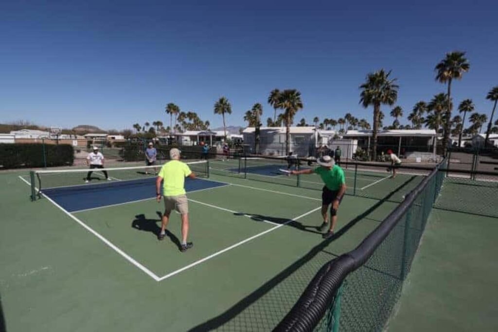 Rincon Country West RV Resort Tucson Pickleball Courts near me, pickleball Tucson, pickleball near me
