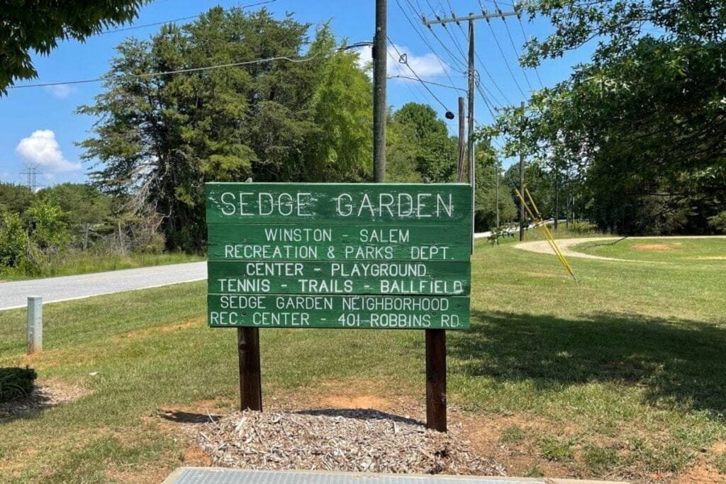 Sedge Garden Park Winston Salem Pickleball Courts near me, pickleball Winston Salem, pickleball near me