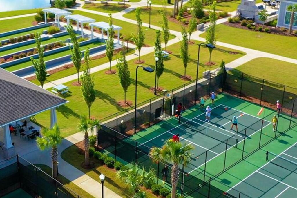K. Hovnanian's Four Seasons at Lakes of Cane Bay Summerville Pickleball Courts near me, pickleball Summerville, pickleball near me