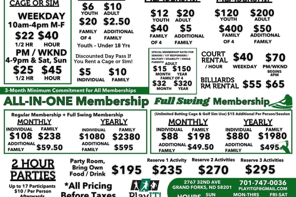 PlayIT Multi Sports Complex! Grand Forks Pickleball Courts near me, pickleball Grand Forks, pickleball near me