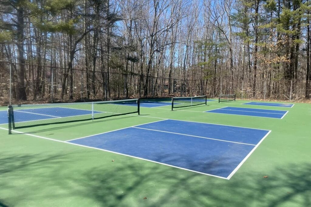 White Rock Pickleball Court Gorham Pickleball Courts near me, pickleball Gorham, pickleball near me