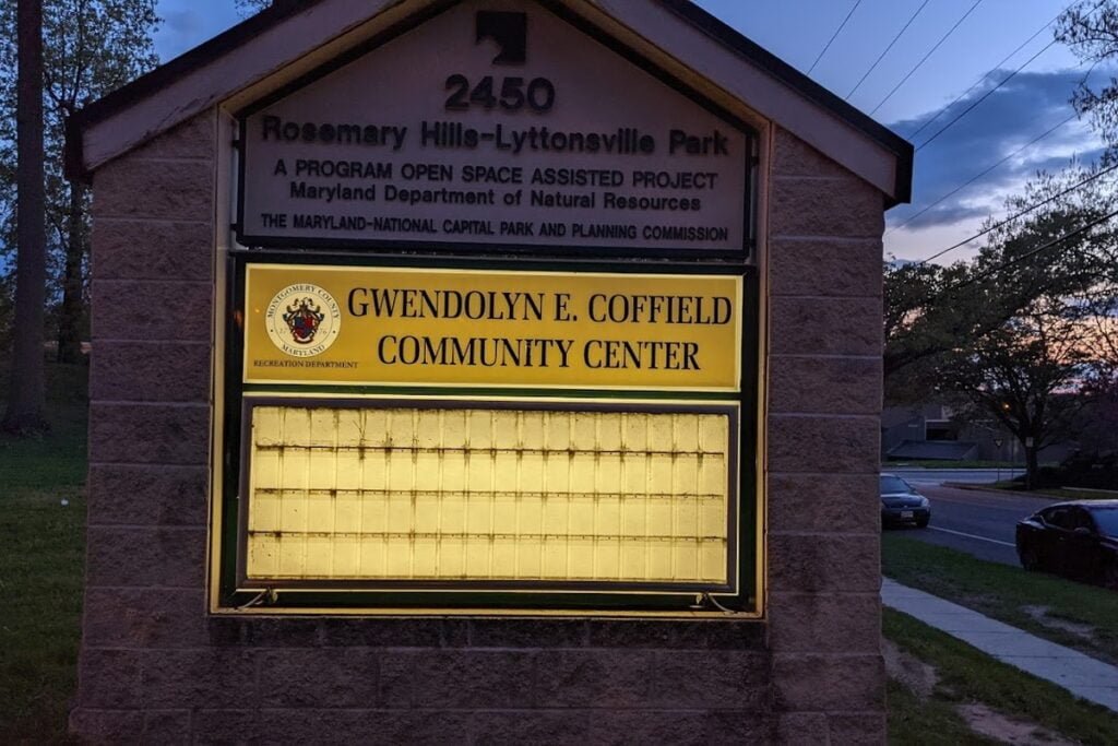 Gwendolyn E. Coffield Community Center Silver Spring Pickleball Courts near me, pickleball Silver Spring, pickleball near me