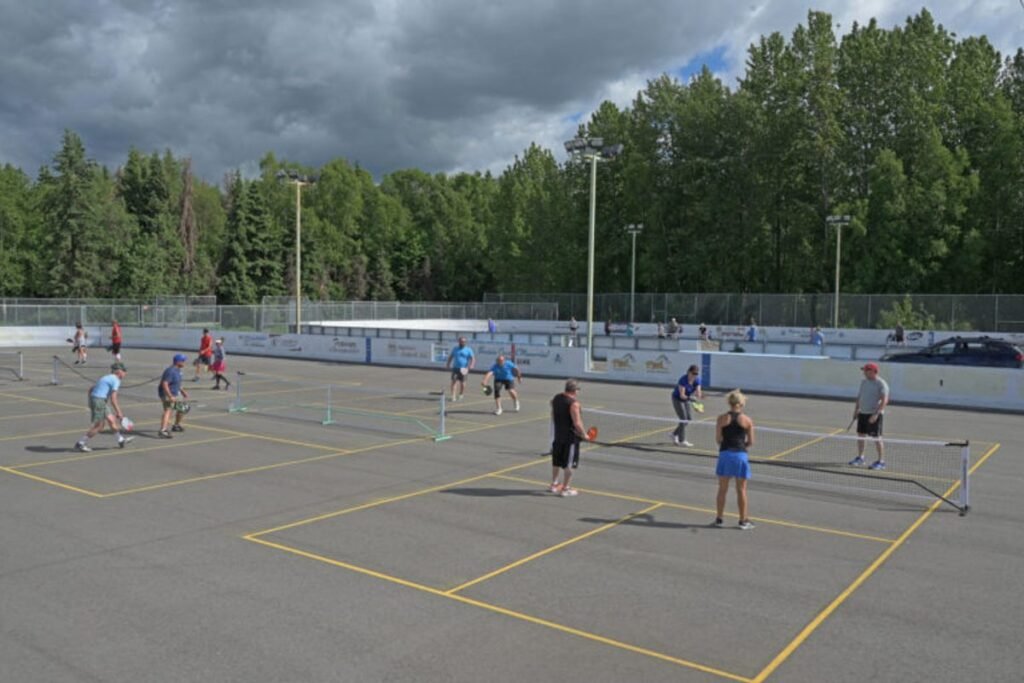 Meadow Lakes Wasilla Pickleball Courts near me, pickleball Wasilla, pickleball near me
