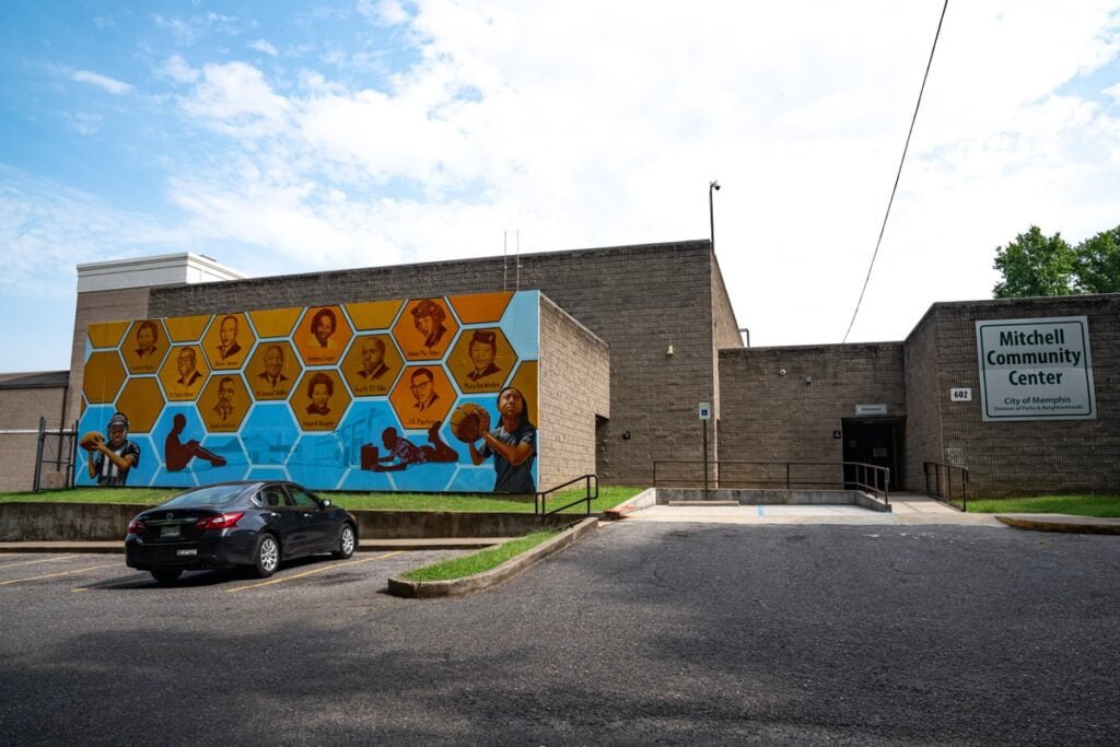 Mitchell Community Center Memphis Pickleball Courts near me, pickleball Memphis, pickleball near me