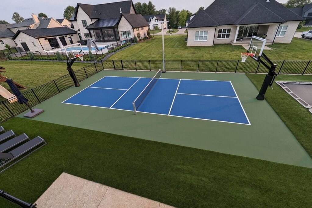 Private Crestwood Backyard Court Crestwood Pickleball Courts near me, pickleball Crestwood, pickleball near me