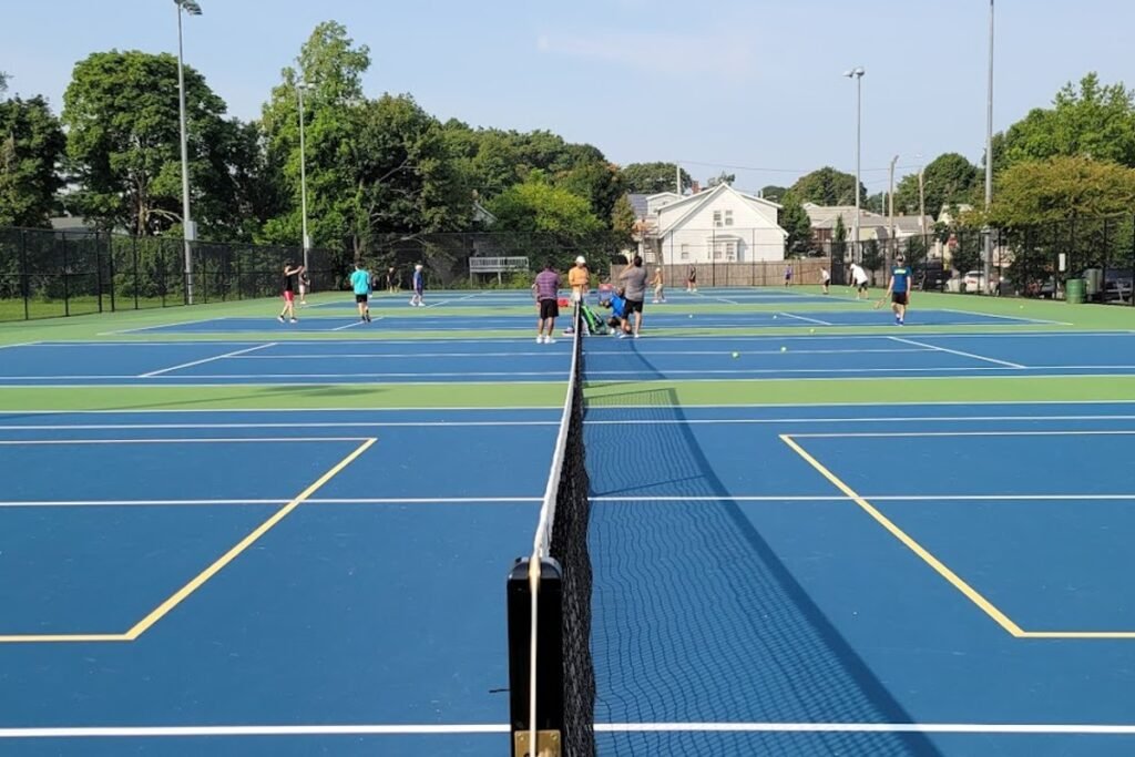 Bishop Field Tennis Courts Quincy Pickleball Courts near me, pickleball Quincy, pickleball near me
