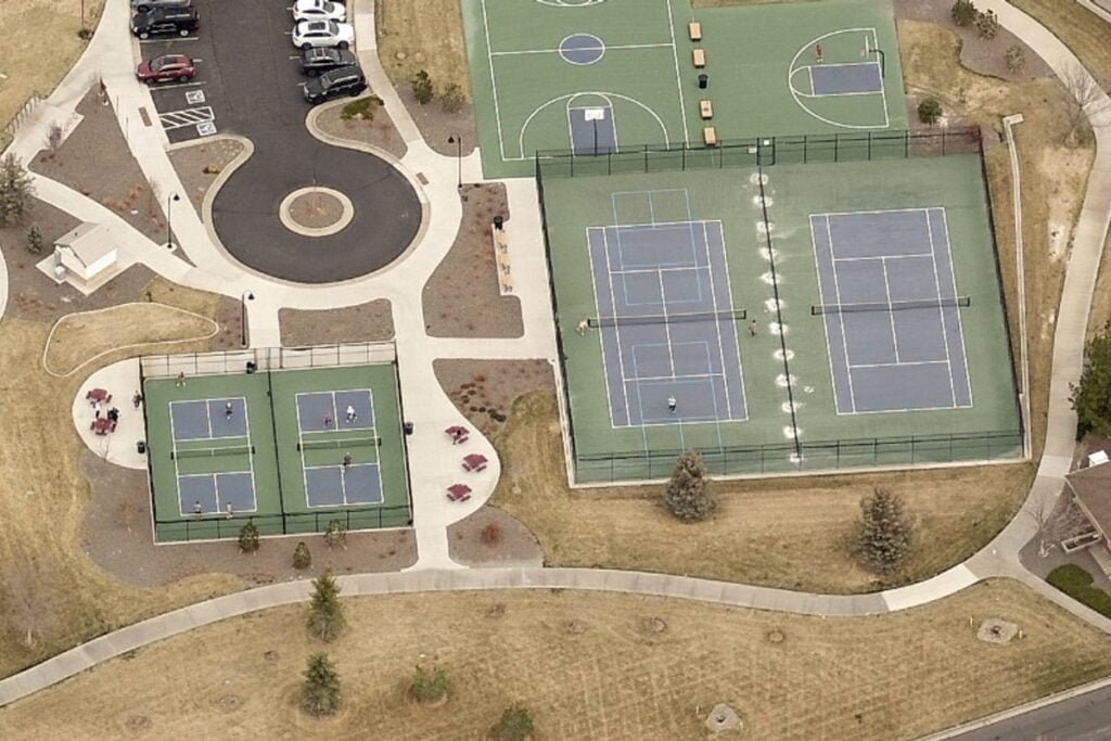 Central Park at the Farm Aurora Pickleball Courts near me, pickleball Aurora, pickleball near me