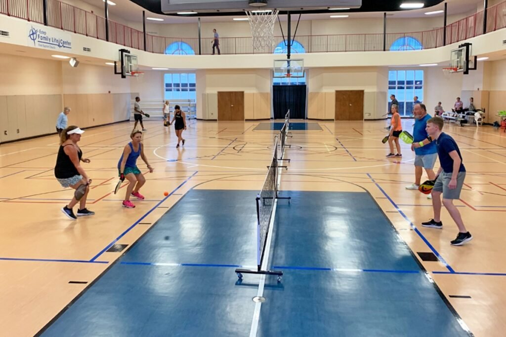 Columbia Fitness Club at the Estep Family Life Center Columbia Pickleball Courts near me, pickleball Columbia, pickleball near me