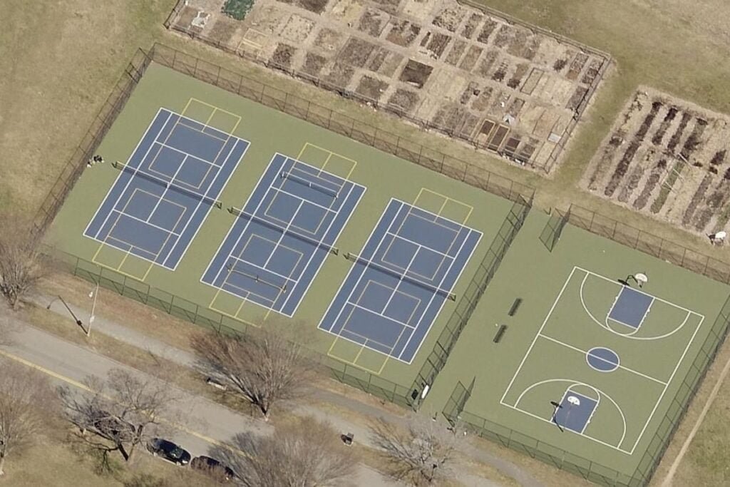 Eastern Prom Public Tennis Courts Portland Pickleball Courts near me, pickleball Portland, pickleball near me
