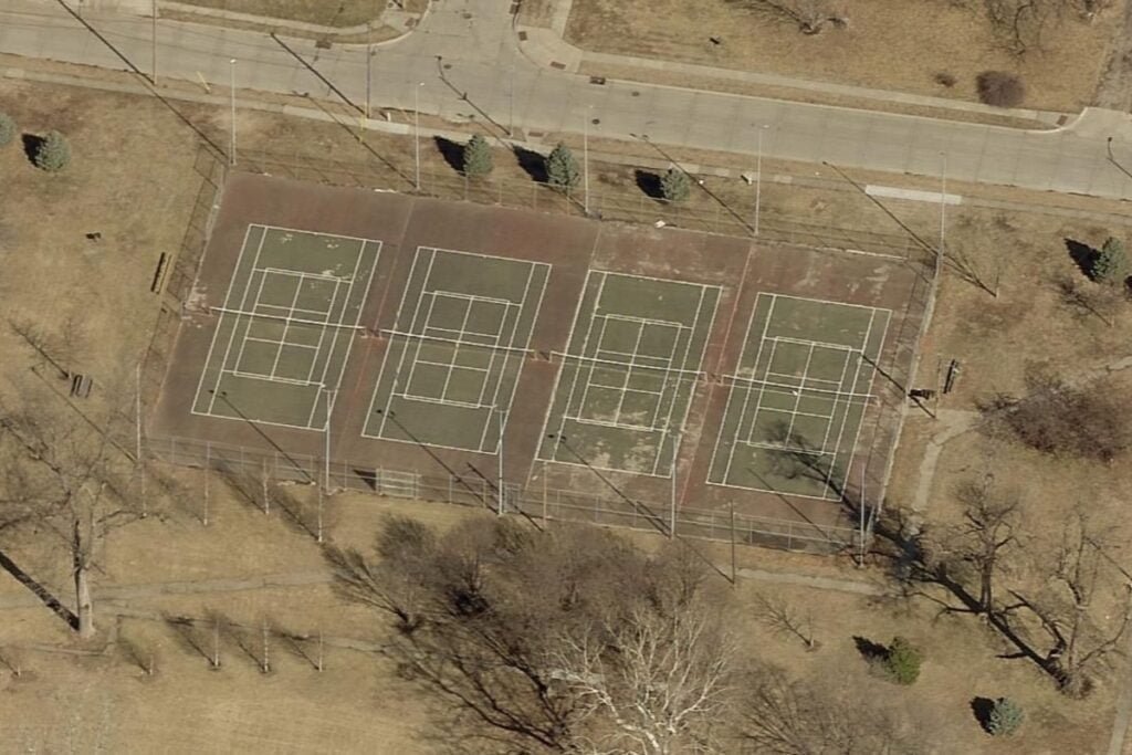 Kountze Park Omaha Pickleball Courts near me, pickleball Omaha, pickleball near me