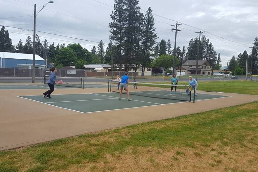 Post Falls City Park Post Falls Pickleball Courts near me, pickleball Post Falls, pickleball near me