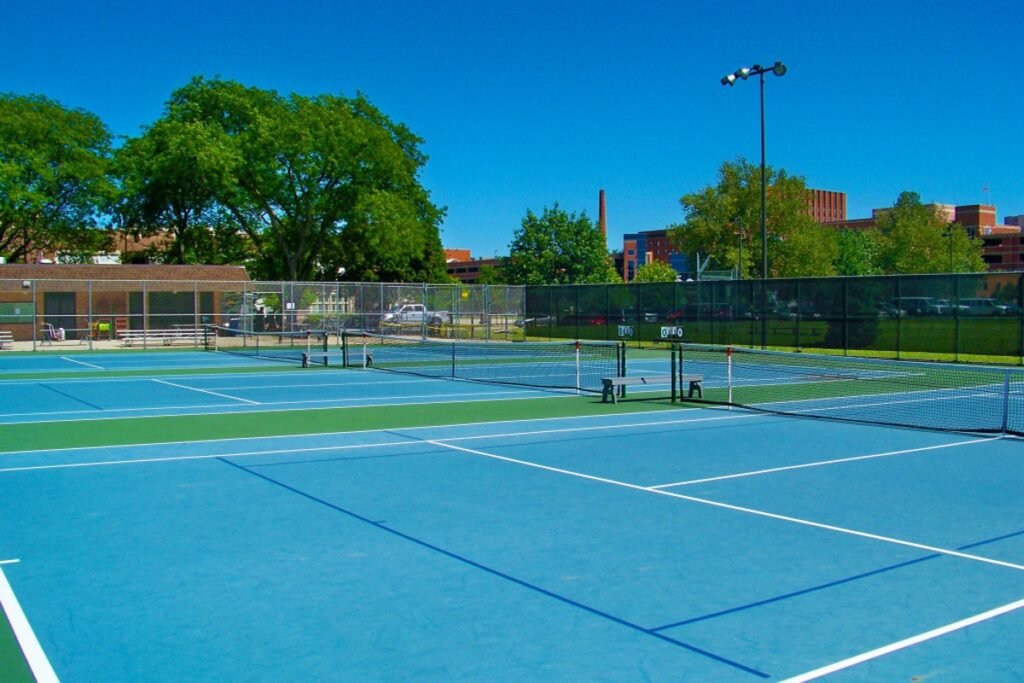 St. Joseph High School Tennis Courts St Joseph Pickleball Courts near me, pickleball St Joseph, pickleball near me