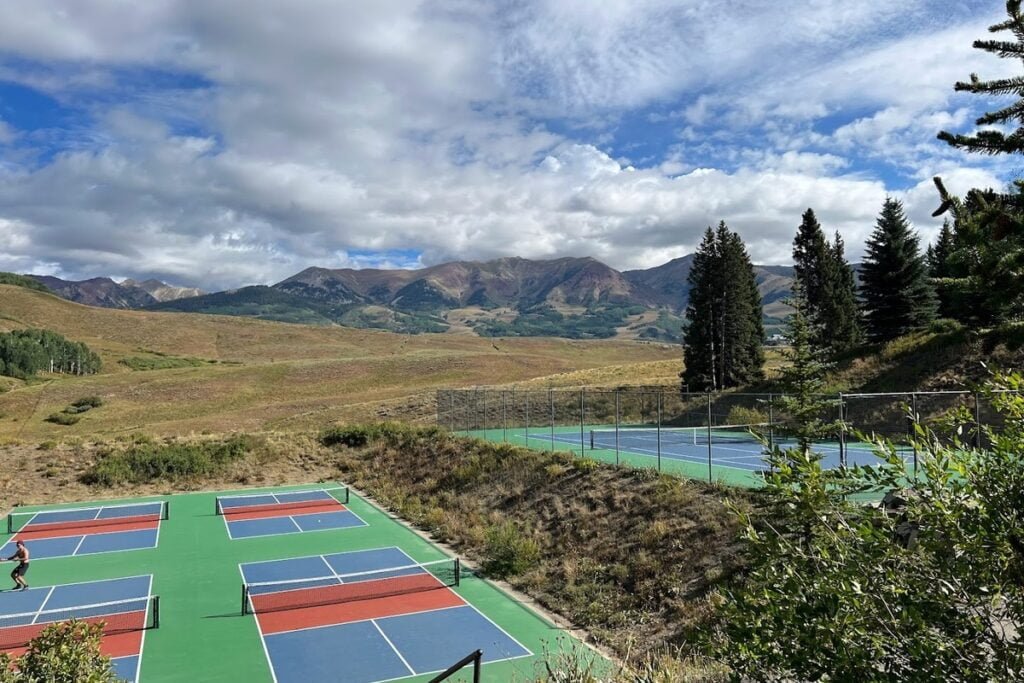 Ted Scheske Town Park Crested Butte Pickleball Courts near me, pickleball Crested Butte, pickleball near me