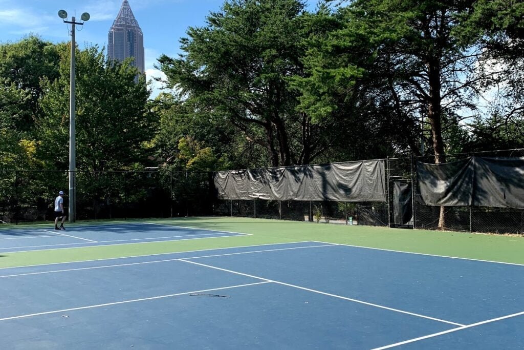 Central Park Tennis Courts Atlanta Pickleball Courts near me, pickleball Atlanta, pickleball near me