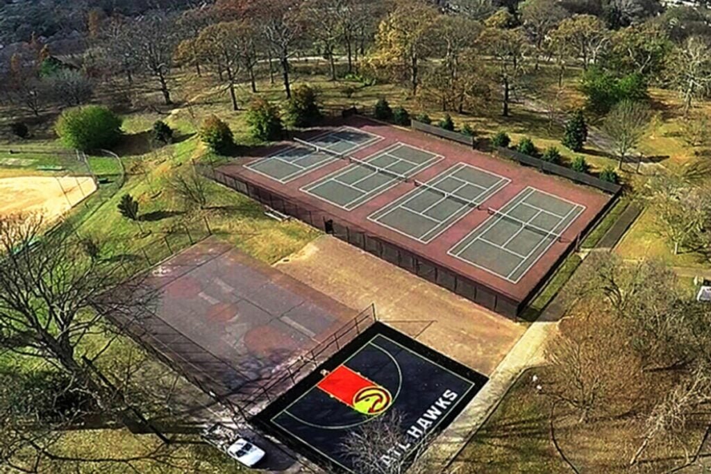 Grant Park Tennis Courts Atlanta Pickleball Courts near me, pickleball Atlanta, pickleball near me