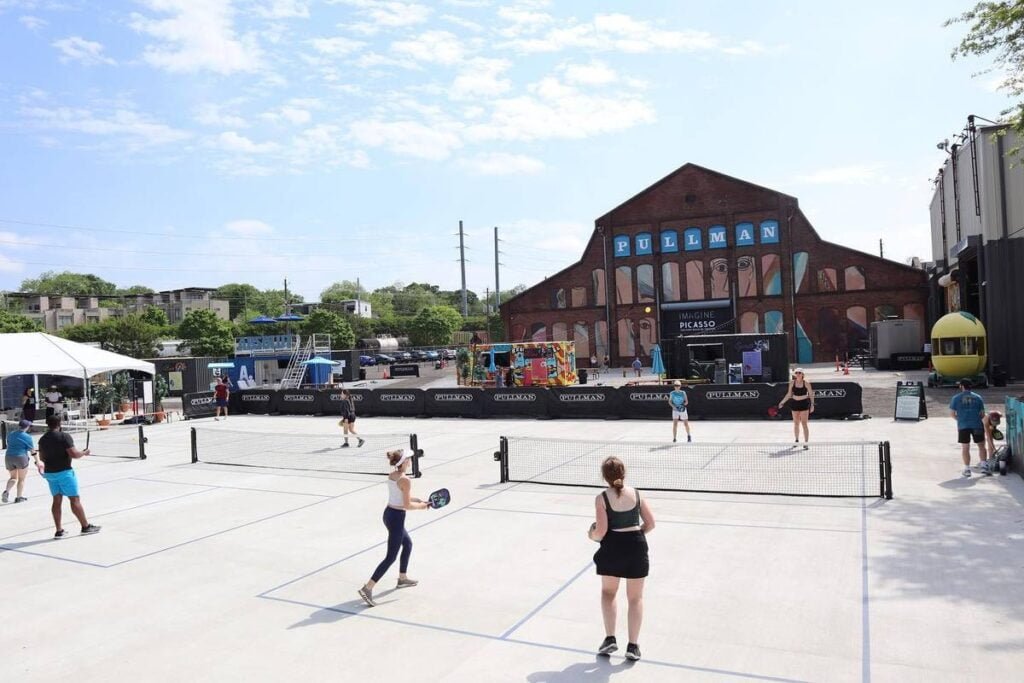 Pullman Yards Atlanta Pickleball Courts near me, pickleball Atlanta, pickleball near me