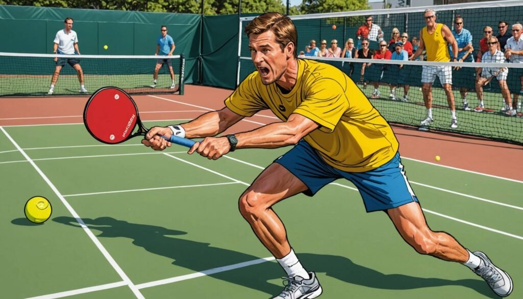 Handle Wide Aggressive Dinks: Hit Middle, Not Cross