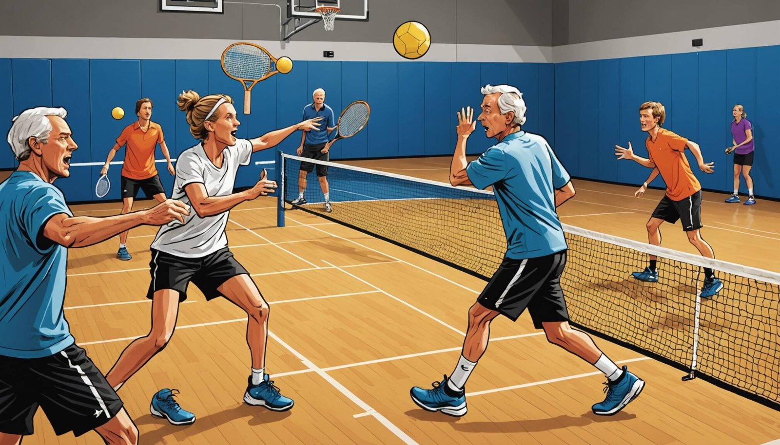 Why Hit the Middle in Pickleball Doubles?